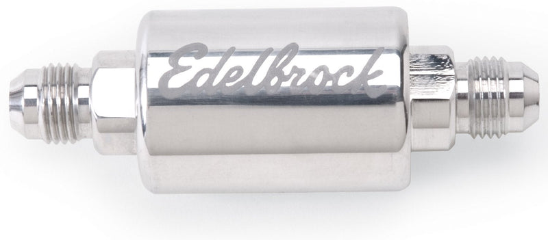  [AUSTRALIA] - Edelbrock 8129 Polished Aluminum Fuel Filter