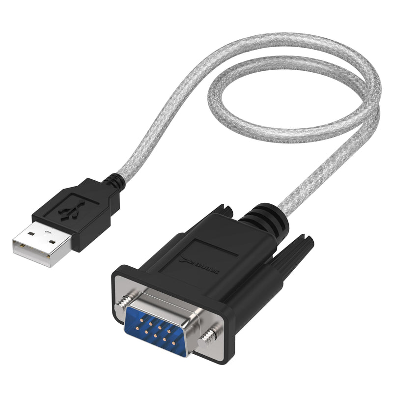 SABRENT USB to RS-232 DB9 Serial 9 pin Adapter Prolific PL2303 1-ft [SBT-USC1K] 1 Ft