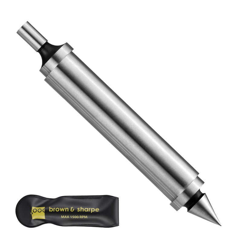 Brown & Sharpe Double End Edge Finder, 1/2" Shank Diameter, 0.200" Tip Diameter, Ideal for Locating Flat & Straight Edges, Centers & Scribed Lines, for CNC Milling Lathe Machining