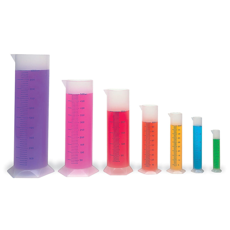 Learning Resources Graduated Cylinder Set, Measuring, Science Experiments for Kids, Set of 7, Ages 8+