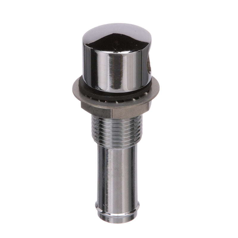 Seachoice Thru Hull Fuel Tank Vent, Chrome-Plated Brass, 5/8 In. Straight