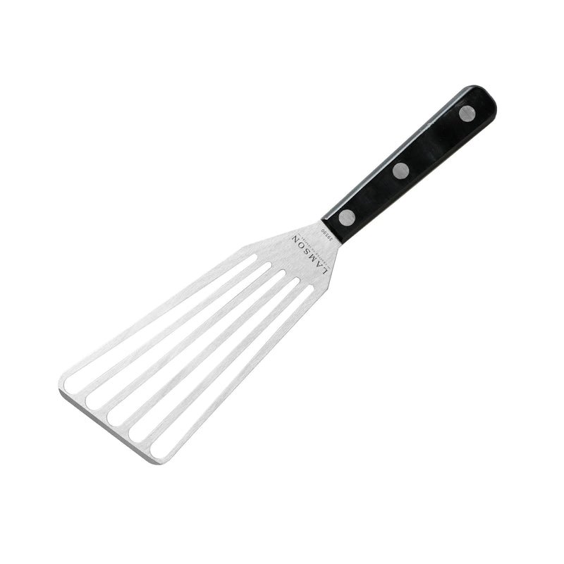 Lamson 4" x 9" Chef's Slotted Turner with Ultra Durable Handle - Right Hand Right Handed 4 X 9-Inch POM Handle