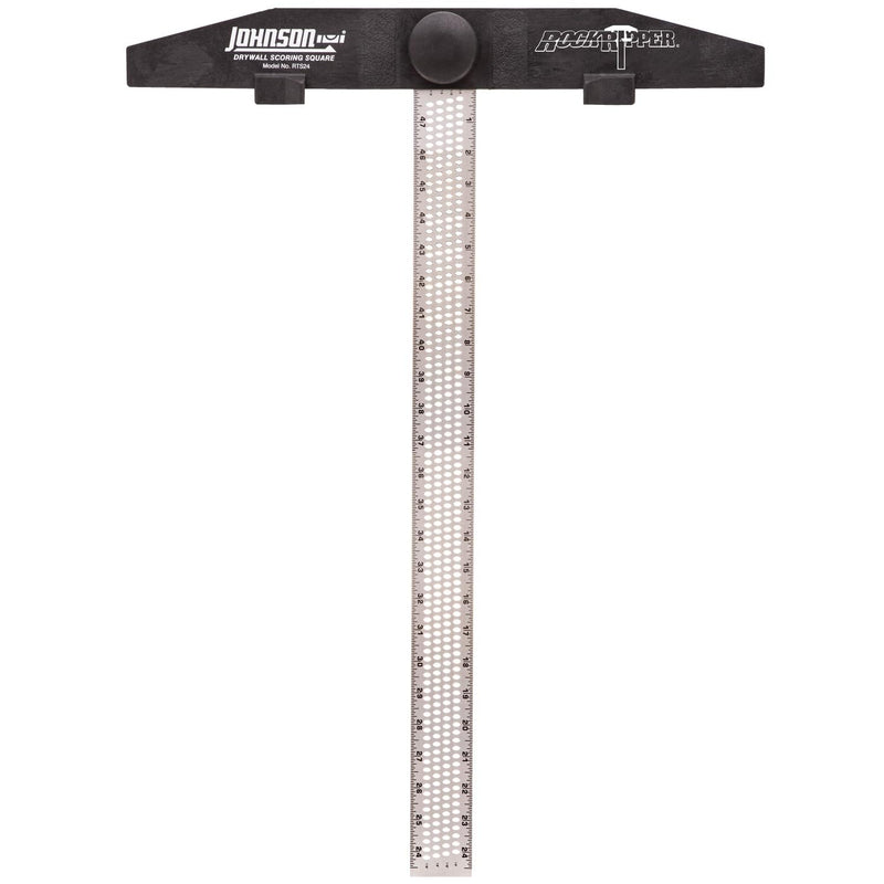 Johnson Level & Tool RTS24 RockRipper with Structo-Cast Head & Perforated Aluminum Blade, 24", Silver, 1 Square