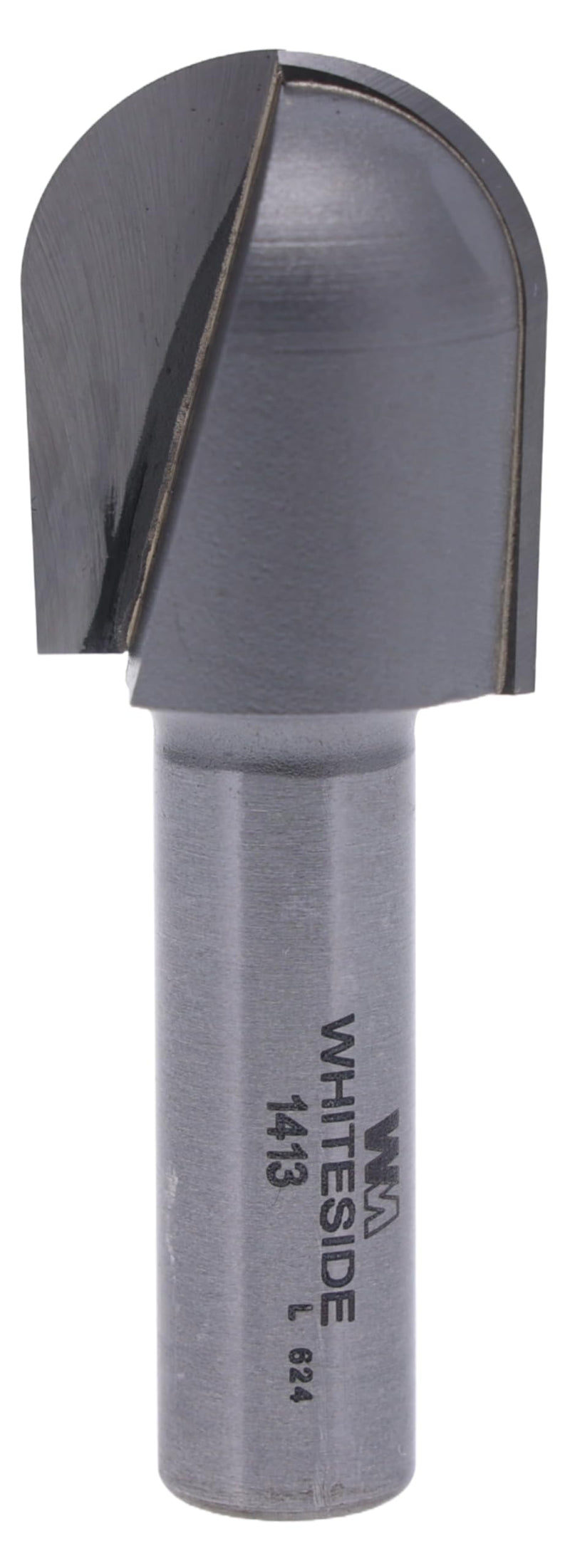 Whiteside 1413 Round Nose Router Bit: 1 Inch Cutting Diameter, 1/2 Inch Shank, 1-1/4 Inch Cutting Length, 1/2 Inch Radius