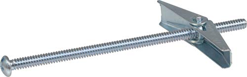 Hillman Toggle Bolts, 1/8in x 3in, 50 Pack, Zinc 1/8" x 3"