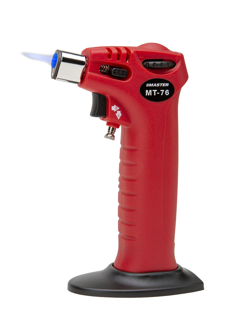 Master Appliance MT-76 Triggertorch 3-in-1 Heat Tool with Soldering and Hot Air Tips, Self-Igniting Multi-Function Butane Torch Lighter, Flame Temp up to 2500F Triggertorch with Soldering and Hot Air Tips