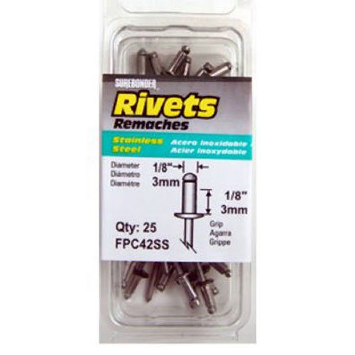 FPC FPC42SS 25PK Short SS Rivet