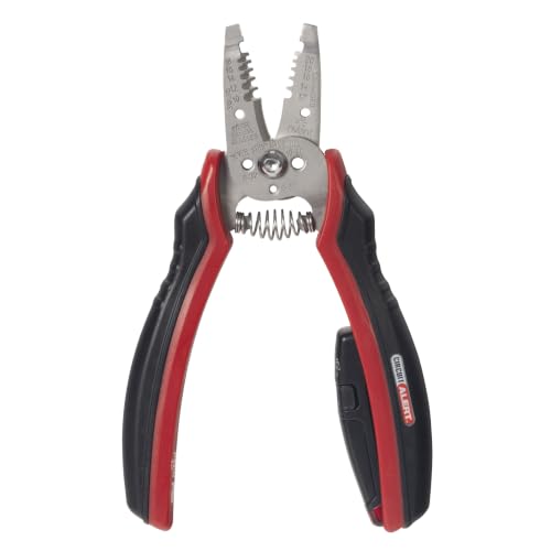 Gardner Bender GST-55M Circuit Alert Voltage Sensing Wire Stripper, Electrician / Contractor / Pro Hand Tool, 18-10 Wire Guage (AWG), 7 in. , Black