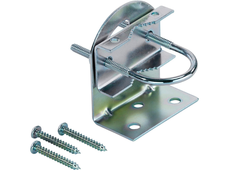 Channel Master Universal Roof/Attic Antenna Mount – Sturdy Steel Bracket for Secure TV Antenna & Mast Installation, Weather-Resistant, Supports Masts/Poles, Up-to 1.5” Diameter