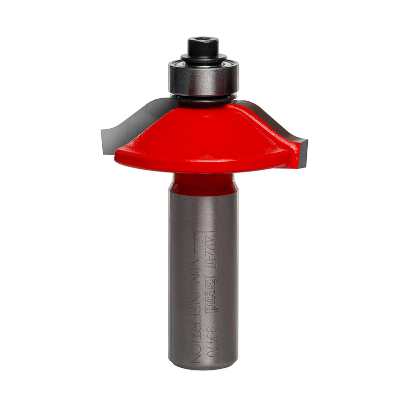 Freud 99-470: 1-1/2" (Dia.) Reversible Wainscoting Bit with 1/2" Shank, One Size, Perma-SHIELD Coating Red