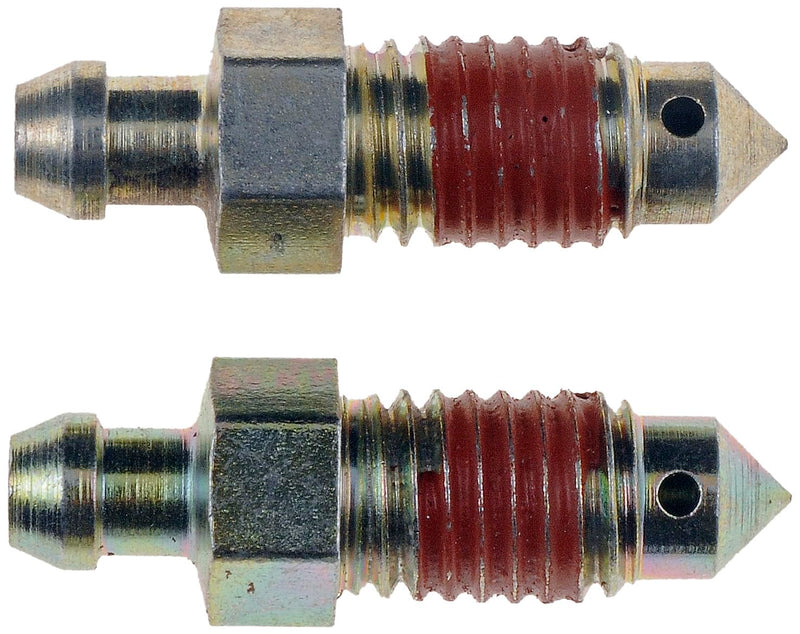 Dorman 12702 Brake Bleeder Screws - Quick Bleeders - M10-1.5 X 33mm Compatible with Select Models, 2 Pack