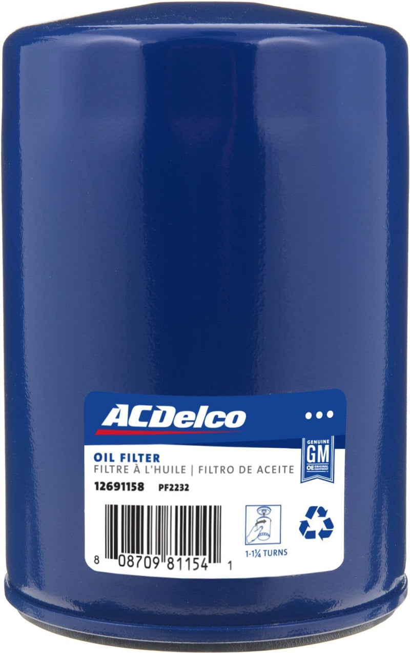 ACDelco GM Original Equipment PF2232 Engine Oil Filter 1 Count (Pack of 1)