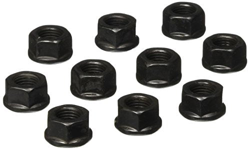 ARP 2008636 Hex Nuts, Steel With Black Oxide Finish, Package Of 10 With 7/16-20 Thread Size And 11/16 Socket Size