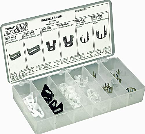 Dorman 800-096 Quick Connector Tech Tray - Retaining Clips, 26 Piece Universal Fit