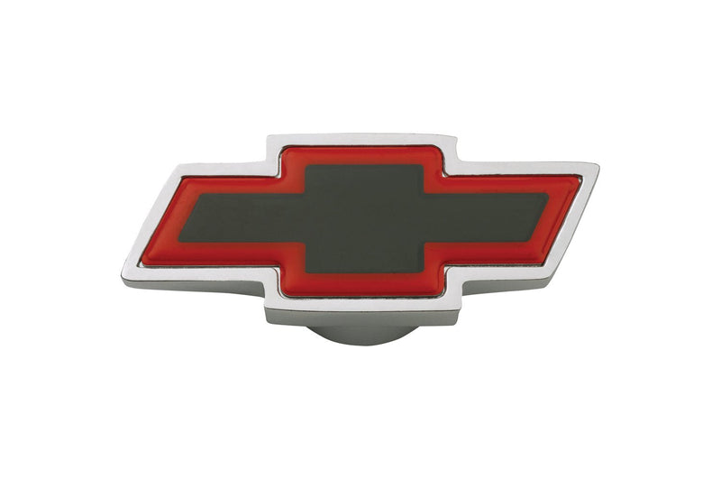 Proform 141-322 Chrome Air Cleaner Wing Nut with Small Red Bowtie Logo for 1/4-20" Thread