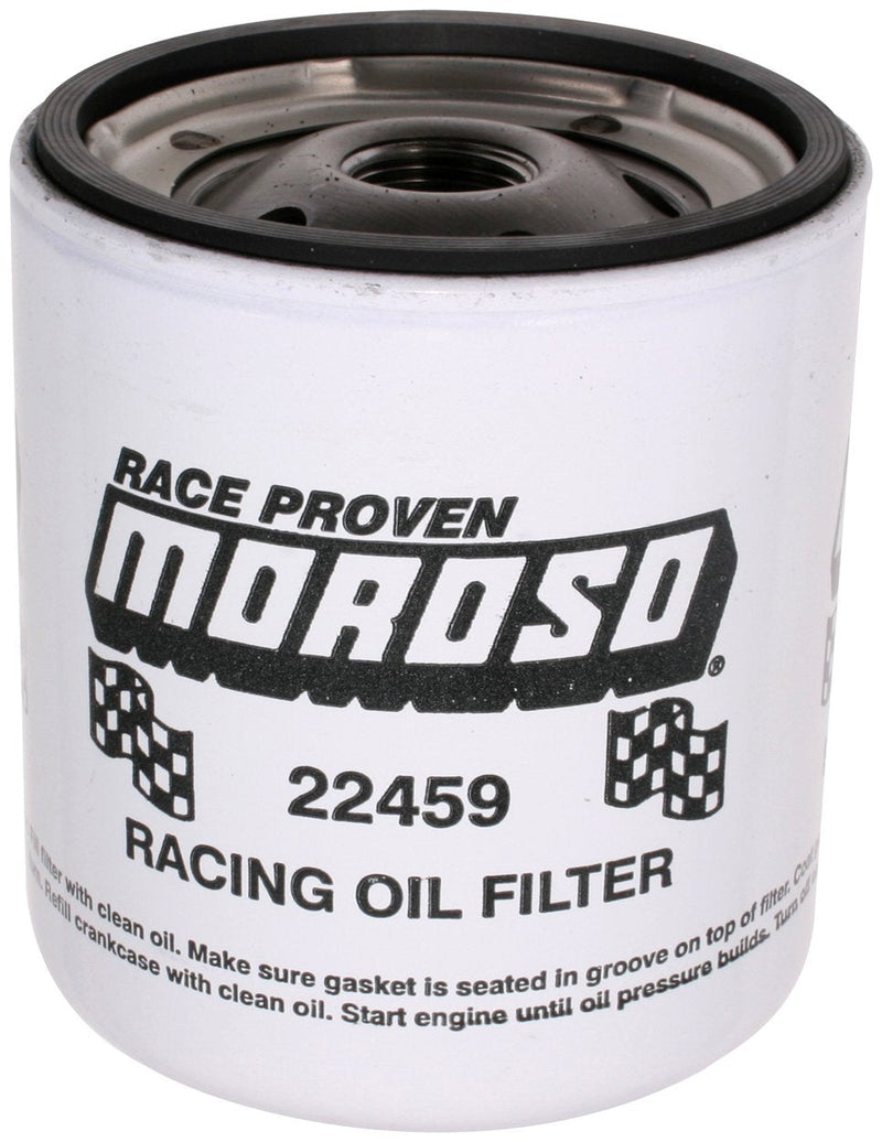 Moroso 22459 Racing Oil Filter, Chevy, Short, PH30 TG30 L20049 51069 PF25 6438261 HP-2002 LF225