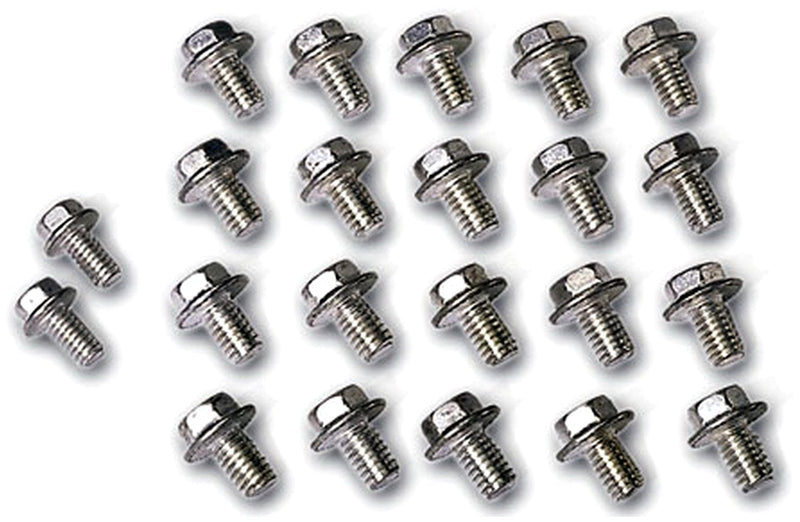 Moroso 38550 Oil Pan Bolt, Fits Small Block Chevy/ 90 Degree V6 and Olds V8.