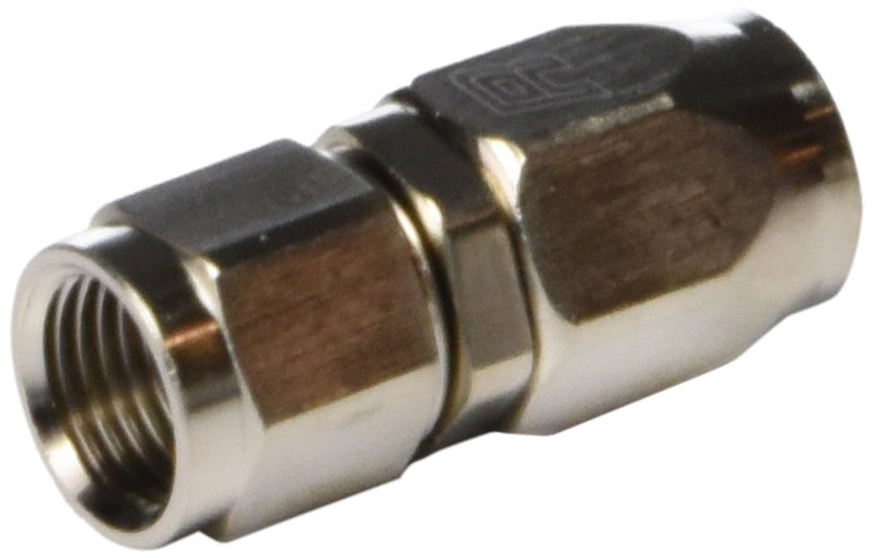Edelbrock 610021 Endura Anodized Aluminum -6AN Straight Hose End 1 Count (Pack of 1)