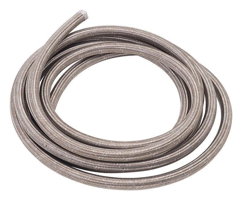 RUSSELL/EDEL 632110 ProFlex -8AN Stainless Steel Braided Hose - 6 Feet