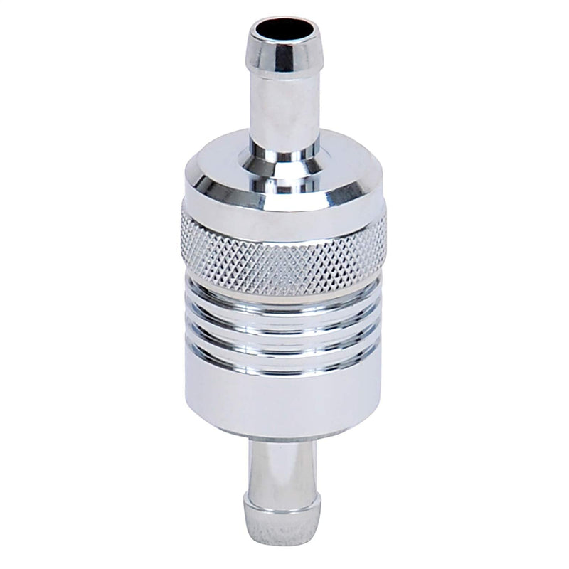 Edelbrock Russell 645120 Chrome Aluminum Street Fuel Filter