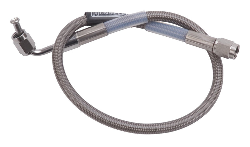 Edelbrock/Russell 655060 Competition -3AN to Straight -3AN 90-Degree Hose - 24"