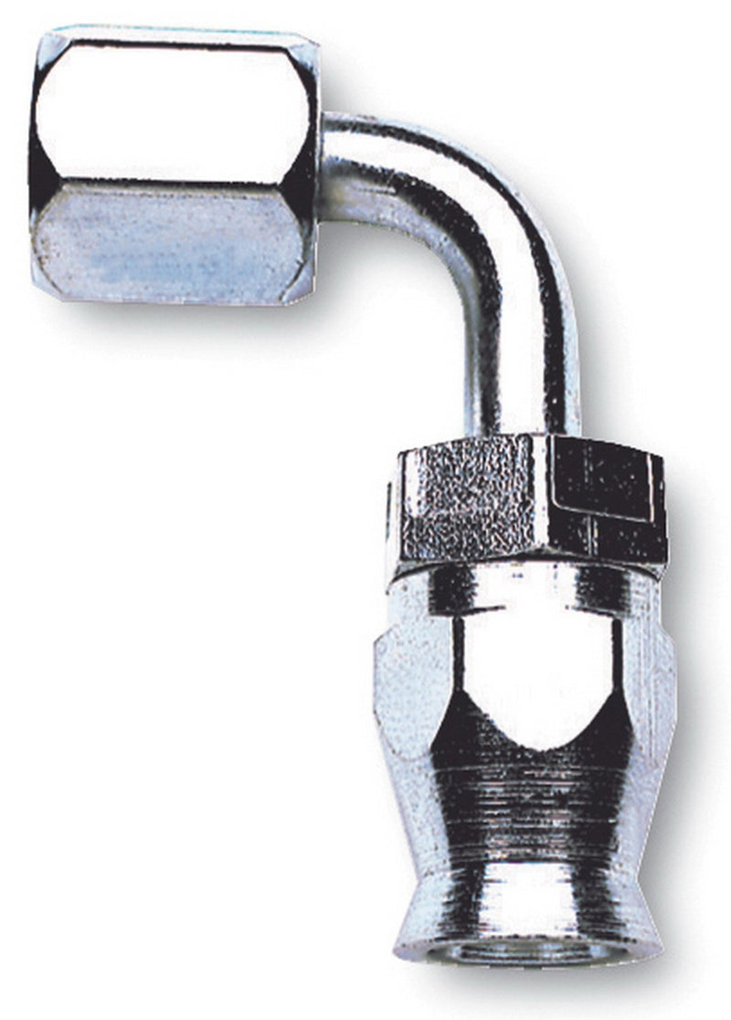 RUSSELL/EDEL 620421 Powerflex Endura Aluminum -6AN Power Steering 90-Degree Hose End