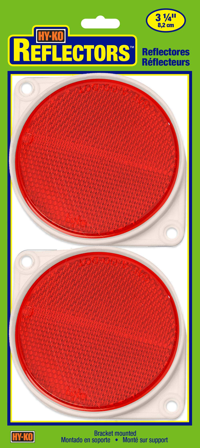 Hy-Ko Products CDRF-3R Nail On Reflector 3" Diameter Red, 1 Piece