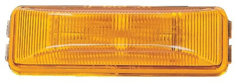 Peterson 154A Incandescent Marker/Clearance PC-Rated Rectangle, Amber, 3 13/13 inches