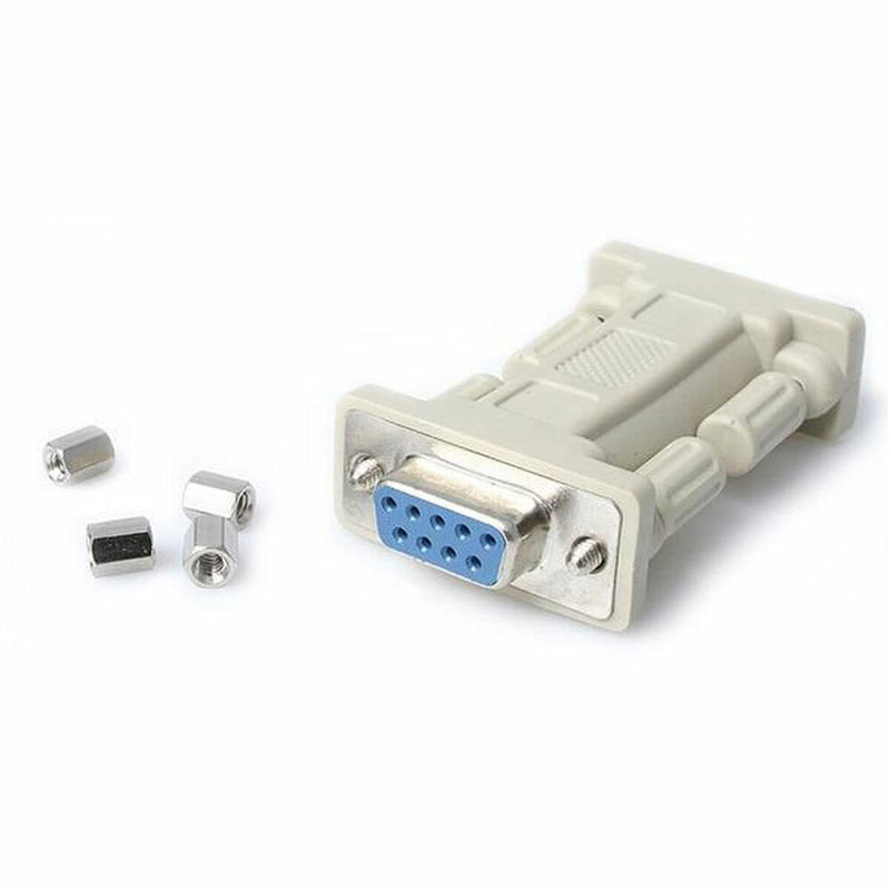 StarTech.com DB9 RS232 Serial Null Modem Adapter - F/F - Null modem adapter - DB-9 (F) to DB-9 (F) - NM9FF 1 Count (Pack of 1)