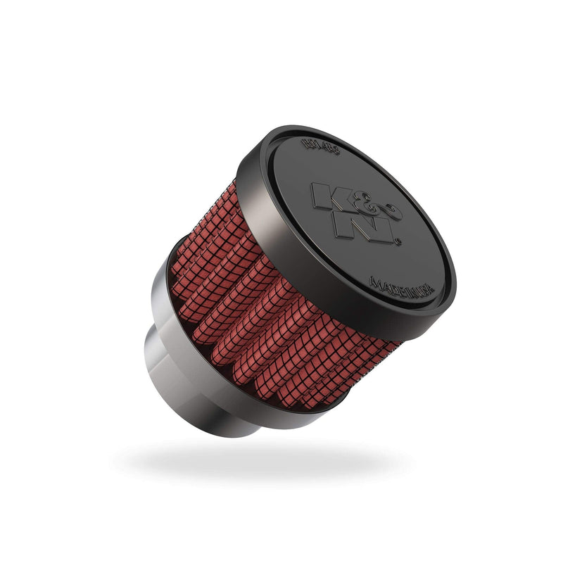K&N Vent Air Filter/Breather: High Performance, Premium, Washable, Replacement Engine Filter: Flange Diameter: 0.75 in, Filter Height: 1.125 in, Flange Length: 0.4375 in, Shape: Breather, 62-1560