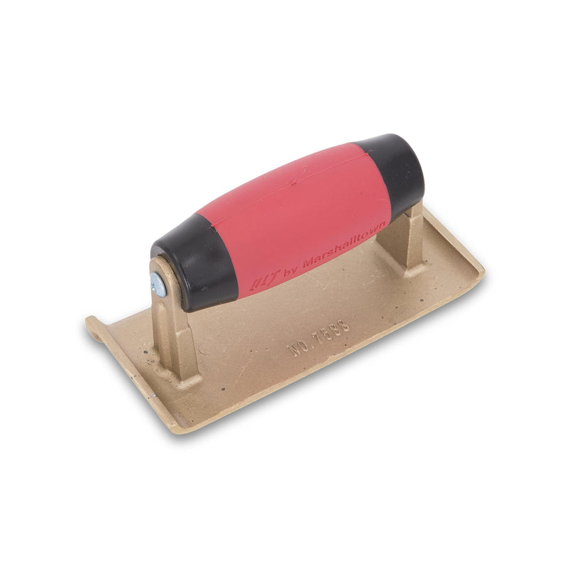 QLT By MARSHALLTOWN Bronze Hand Edgers, Concrete Tools, Soft Grip Handle, 6 x 2-3/4, 7588 One Size
