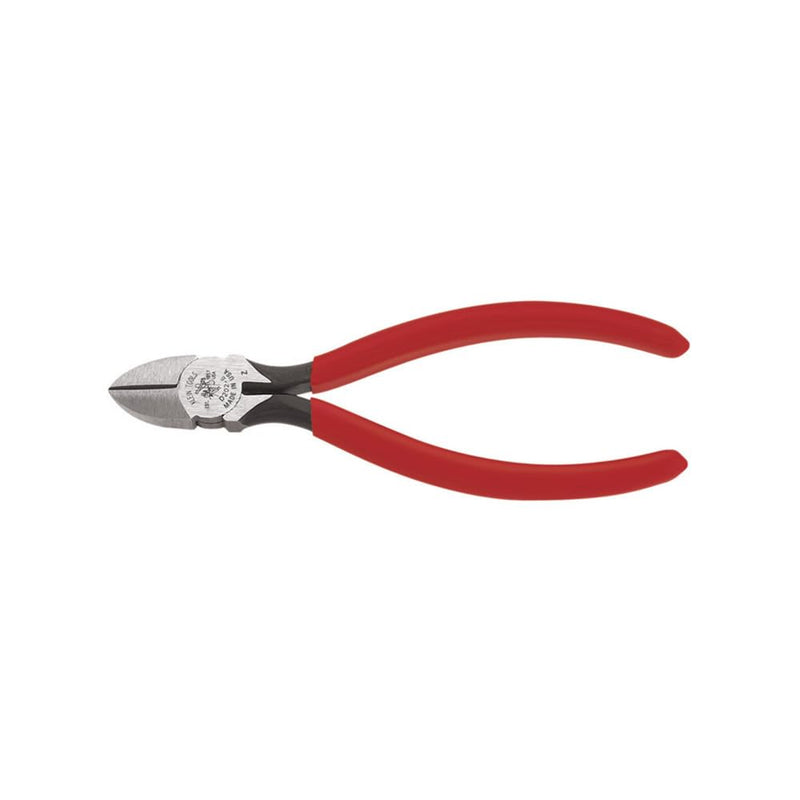 Klein Tools D202-6C Pliers, Diagonal Cutting Pliers with Tapered Nose, Short Jaws and Spring-Assist Action, 6-Inch Tapered Nose with Spring