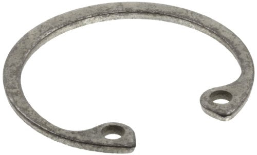 E-Style External Retaining Ring, Side Mount, Radial Assembly, SAE 1060-1090 Carbon Steel, Plain Finish, 1/16" Shaft Diameter, 0.010" Thick (Pack of 100) 0.0725 Inches