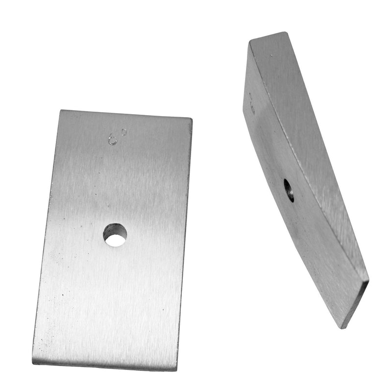 Omix-Ada | 18206.01 | Suspension Leaf Spring Shim Kit, Rear, 6 Degree, 2.5 Inches Wide | OE Reference: MS-WSC60