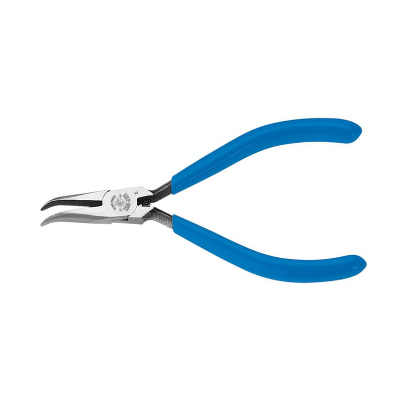 Klein Tools D320-41/2C Electronics Pliers, Needle Nose with Curved Chain-Nose, 5-Inch