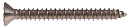 The Hillman Group 823547 Stainless Steel Flat Head Phillips Sheet Metal Screw, 14-Inch x 2-1/2-Inch, 50-Pack