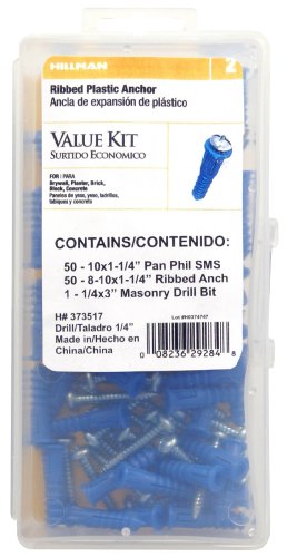The Hillman Group 373517 Plastic Anchor Kit