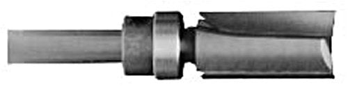 Whiteside 3002 Template Router Bit with Ball Bearing Guide (Shank: 1/4", Cutting Diameter: 1/2", Cutting Length: 3/4", Overall Length: 2-1/4")