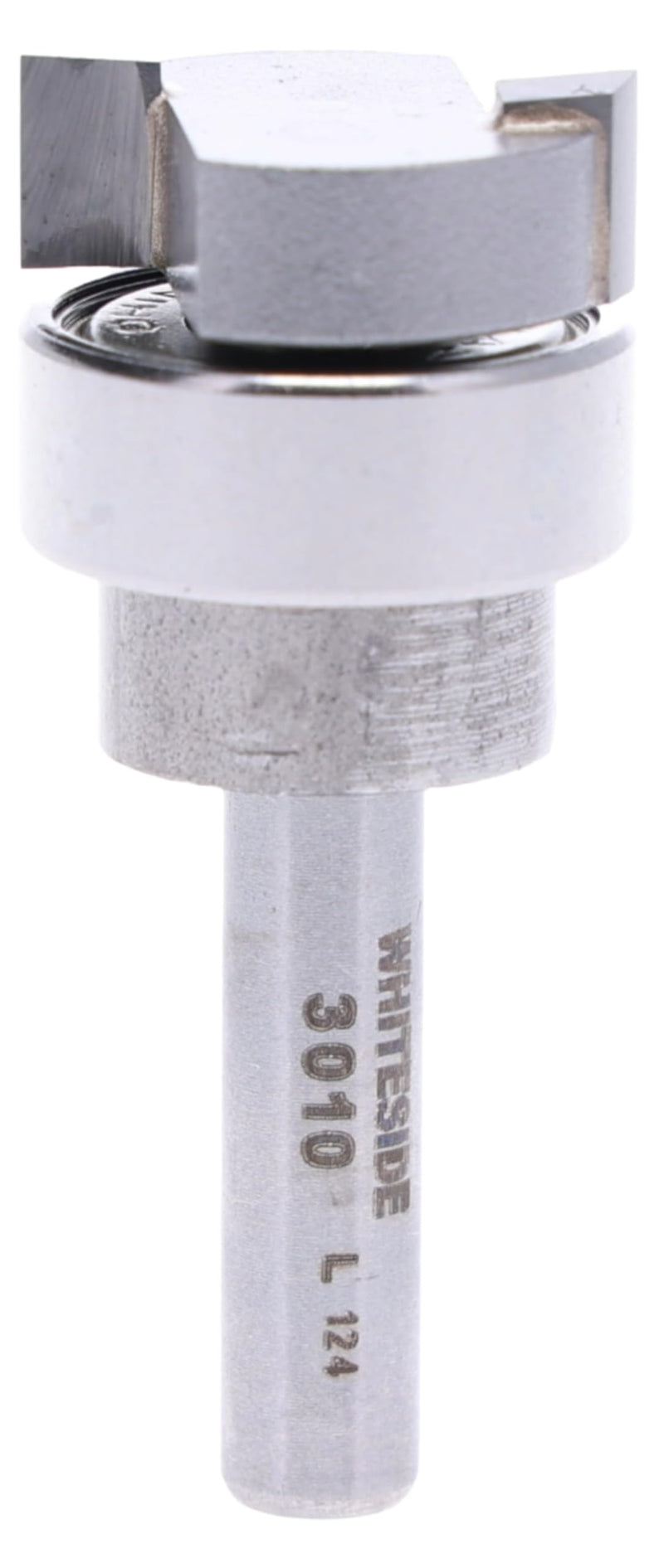 Whiteside 3010 Template Dado Cleanout Straight Router Bit: 3/4 Inch Cutting Diameter, 1/4 Inch Shank, 1/4 Inch Cutting Length, B4 Ball Bearing