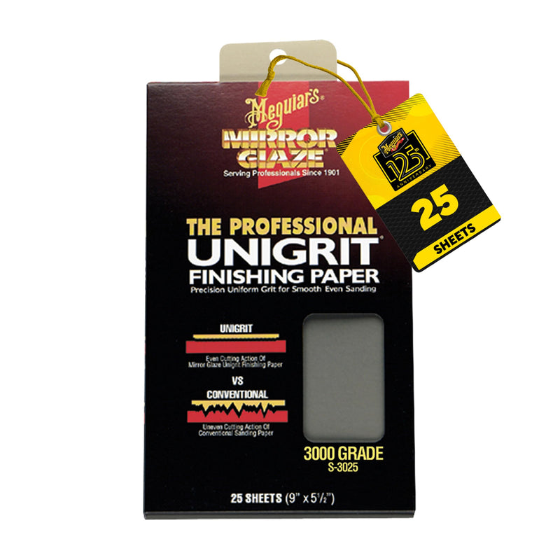 Meguiar's - Unigrit Finishing Paper 3000 Grade (S3025)