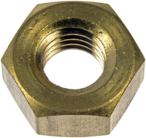 Dorman 680-155 Hex Nuts - Metric Brass - M10-1.5x65, 25 Pack Universal Fit
