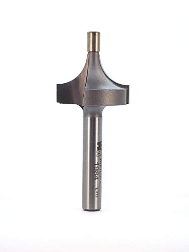 Whiteside Router Bits 1984 Round Over Bit with Small Pilot 3/8-Inch Radius, 7/8-Inch Large Diameter and 5/8-Inch Cutting Length