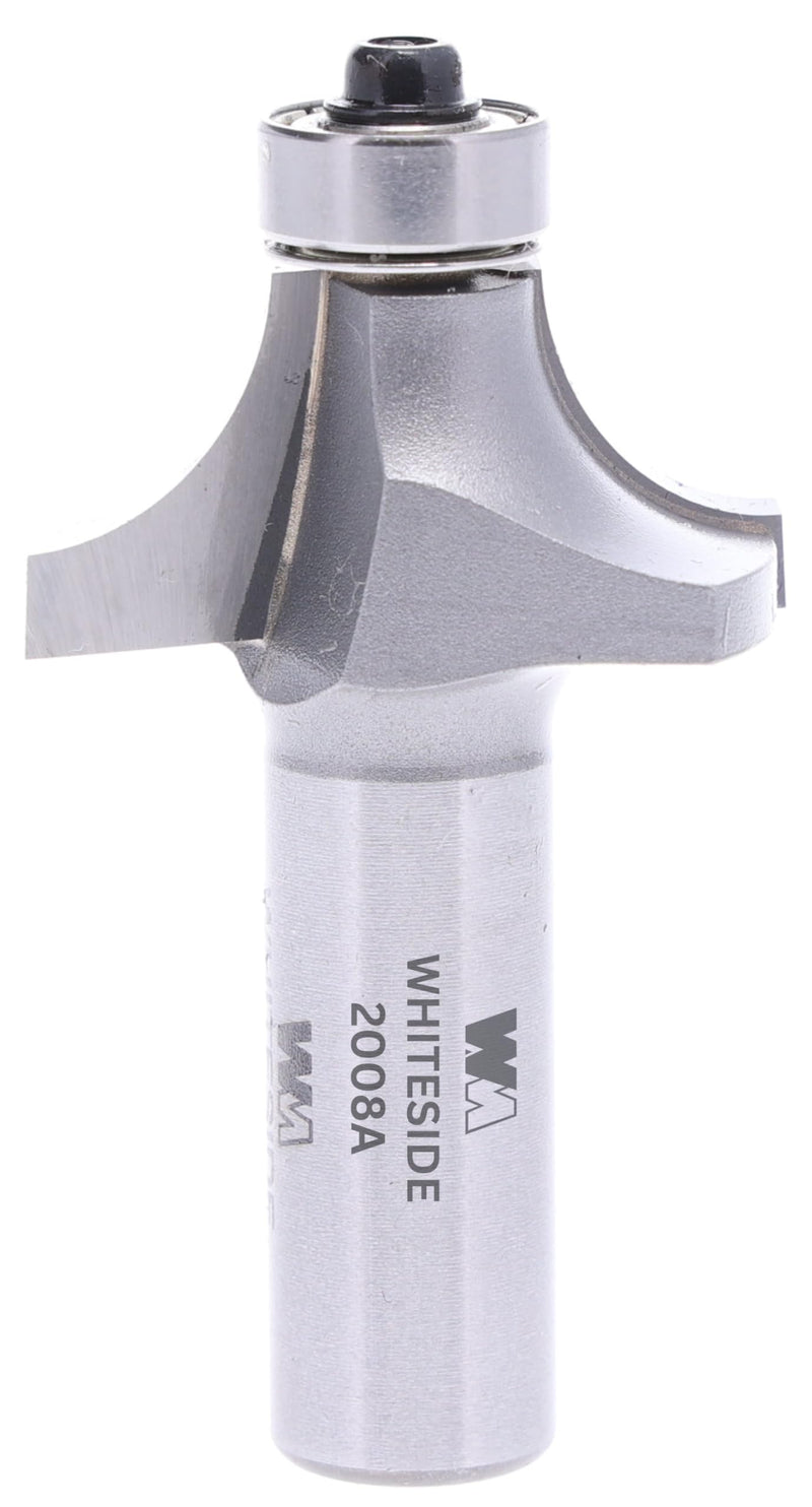Whiteside Router Bits 2008A Round Over Bit with 7/16-Inch Radius, 1-3/8-Inch Large Diameter and 5/8-
