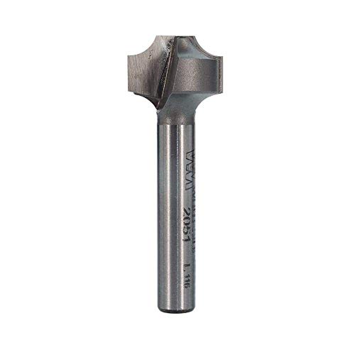 Whiteside 2051 Plunge Ogee Bit: 3/16 Inch Radius, 5/8 Inch Large Diameter, 1/4 Inch Small Diameter, 1/4 Inch Shank, and 1/8 Inch Pattern Length