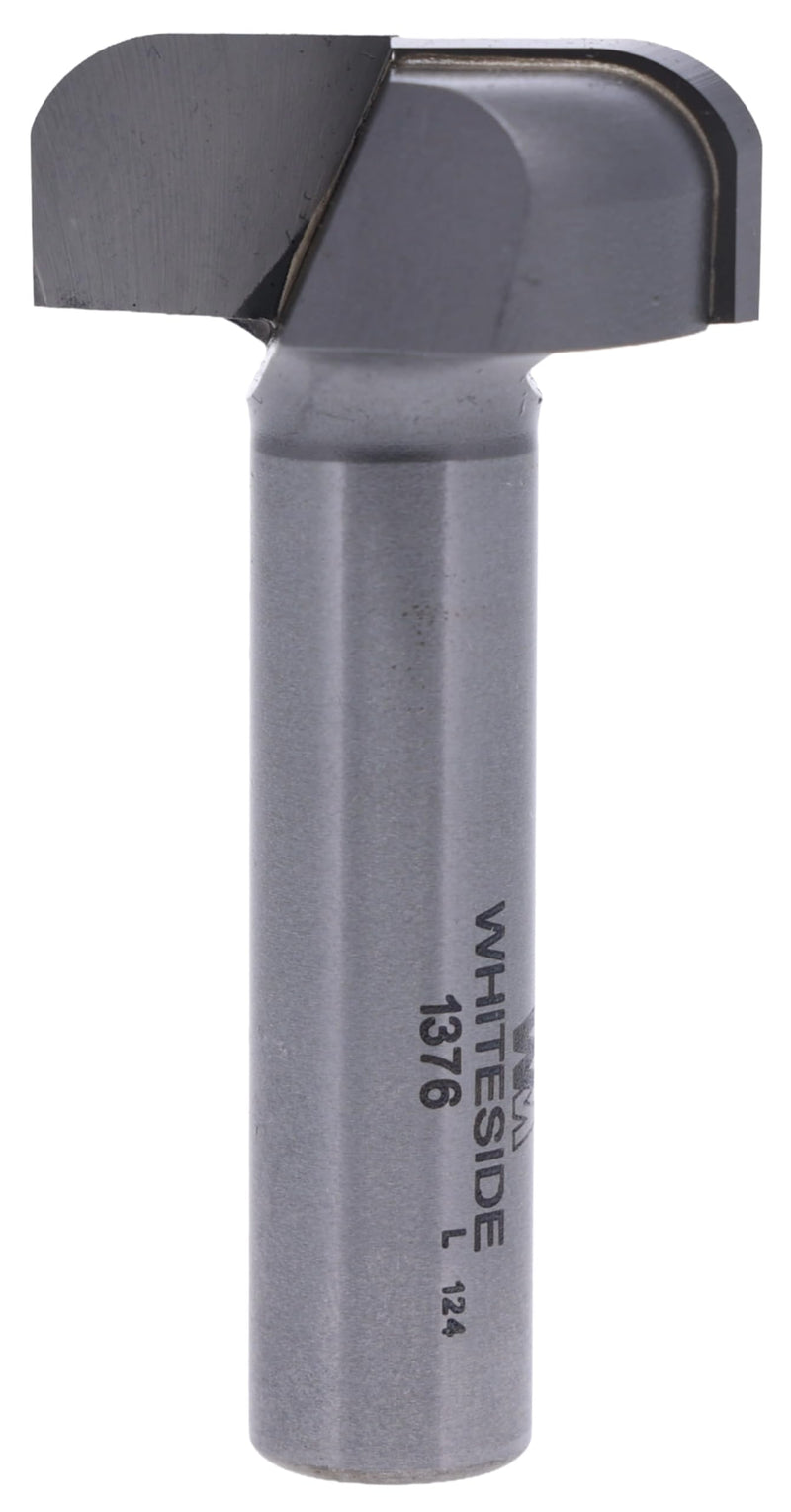 Whiteside Router Bits 1376 Bowl and Tray Bit with 1/4R 1-1/4-Inch Cutting Diameter and 1/2-Inch Cutting Length