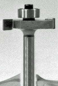 Whiteside 1906 Slotting & Rabbeting Router Bit: 1-1/4 Inch Large Diameter, 1/8 Inch Cutting Length, 3/8 Inch Cutting Depth, 1/2 Inch Shank, 2 Inch Overall Length, B3 Bearing