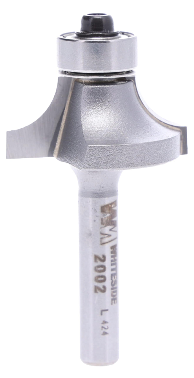 Whiteside 2002 Roundover Router Bit: 5/16 Inch Radius, 1-1/8 Inch Large Diameter, 1/4 Inch Shank, 1/2 Inch Cutting Length