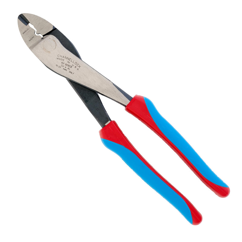 Crimper, 22-10 AWG, 9-1/2 In L Cutting Crimping Plier