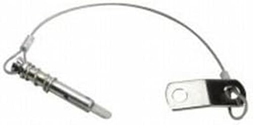 Whitecap S-1021C Quick Release Pin with Lanyard, Spring and Flip Tab - 1/4" x 1"