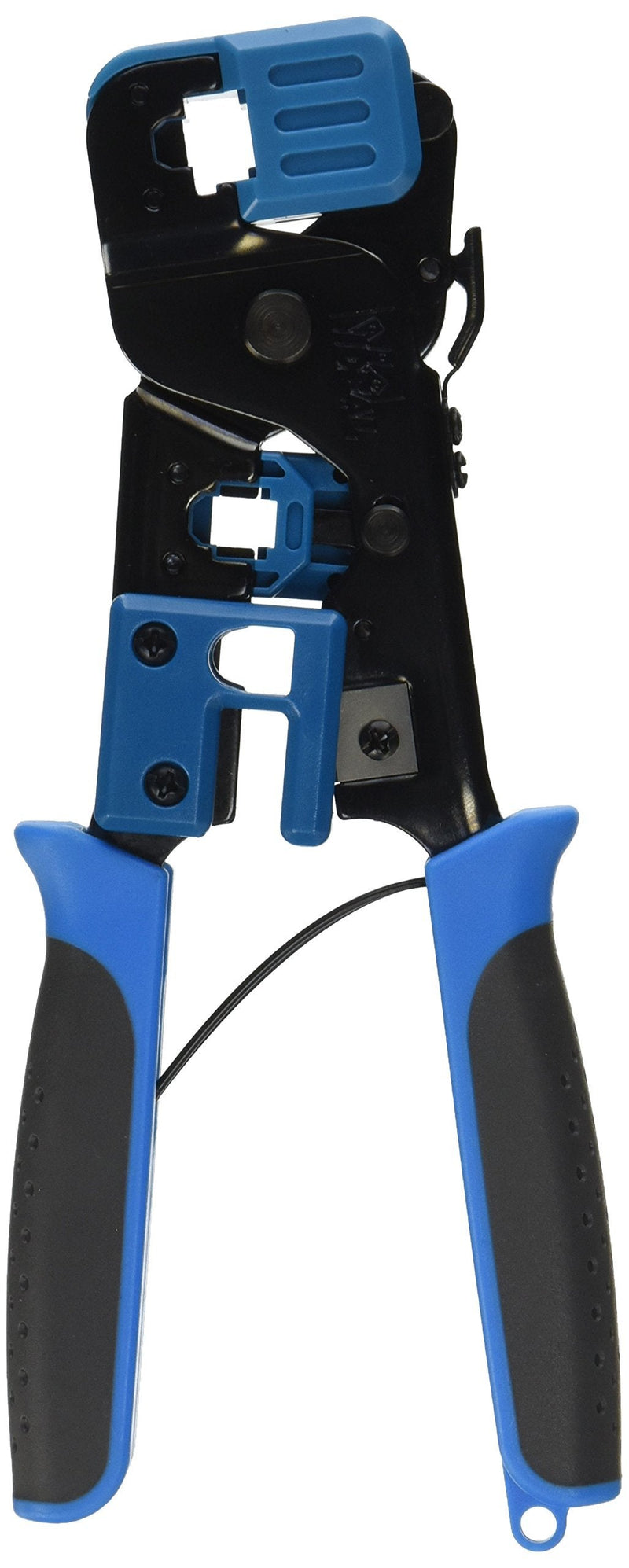 IDEAL Electrical 30-496 Telemaster Modular Plug Crimp Tool, Crimping Tool for CAT5e/6 RJ-45 (8P8C)/RJ-11/12 (6P6C/6P4C) Modular Plugs